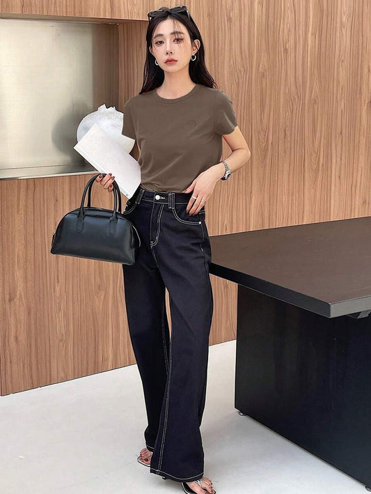 Camiseta con logo de corazón