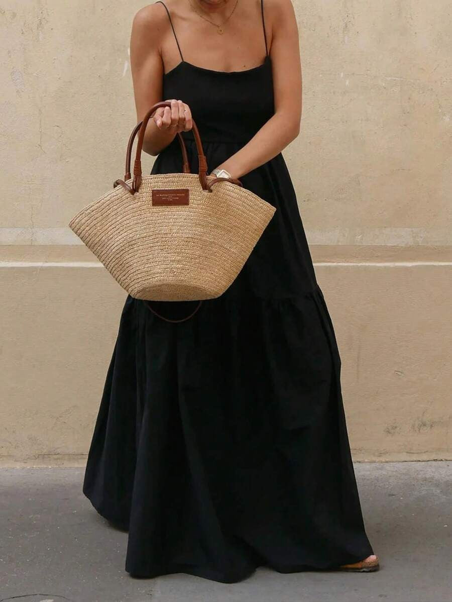 Vestido largo de espalda descubierta