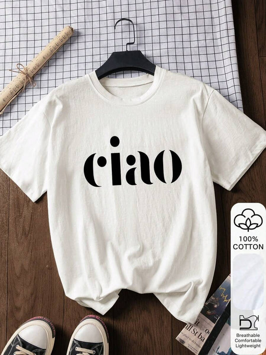 Camiseta con  estampado  CIAO