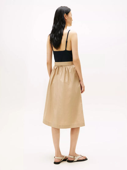 Vestido de textura mixta