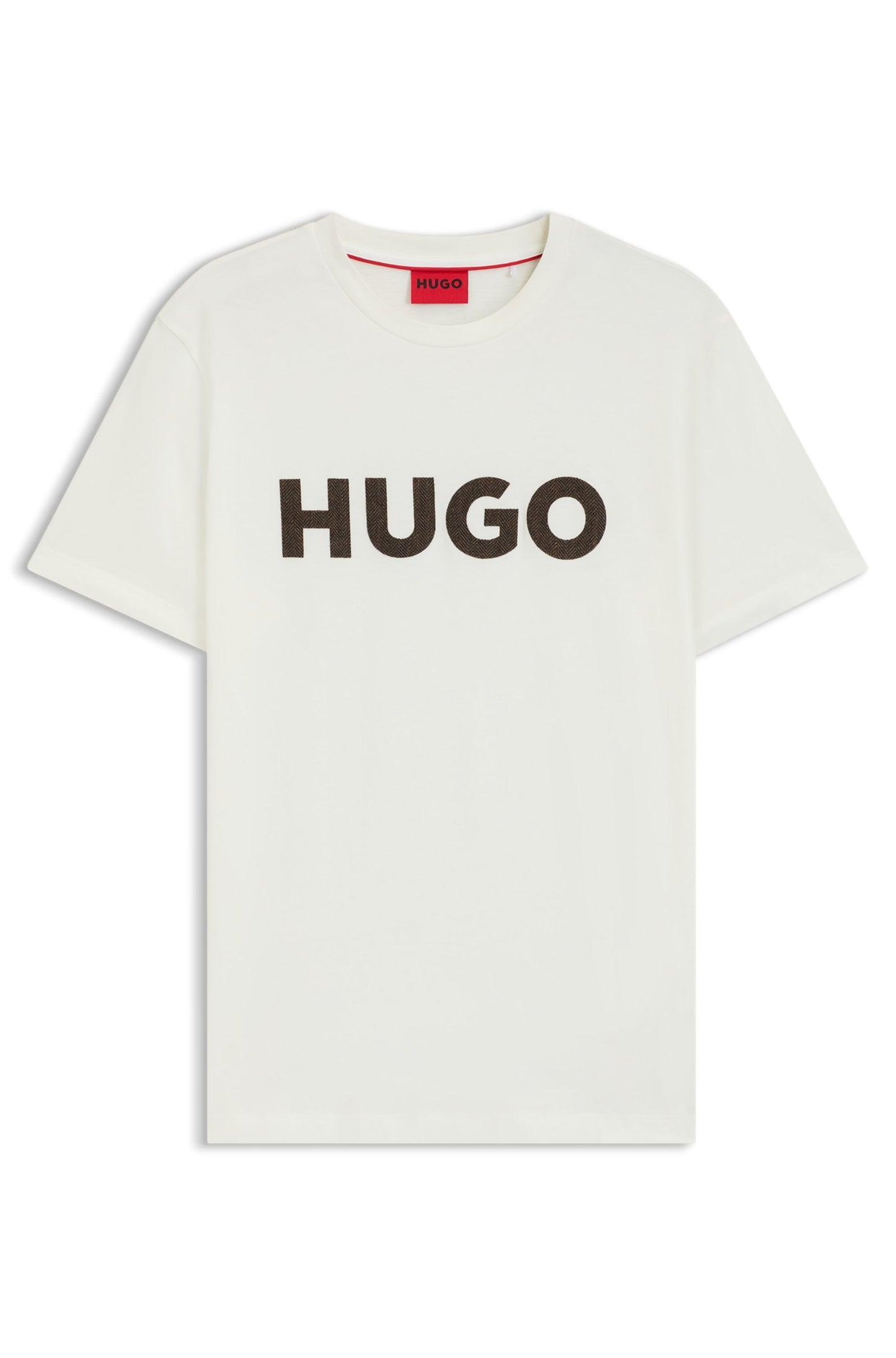 Franela cuello redondo con logo bordado central