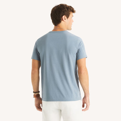 Franela cuello redondo unicolor heathered