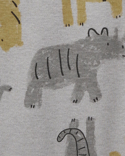 5 Pack Bodys estampado animales para niños