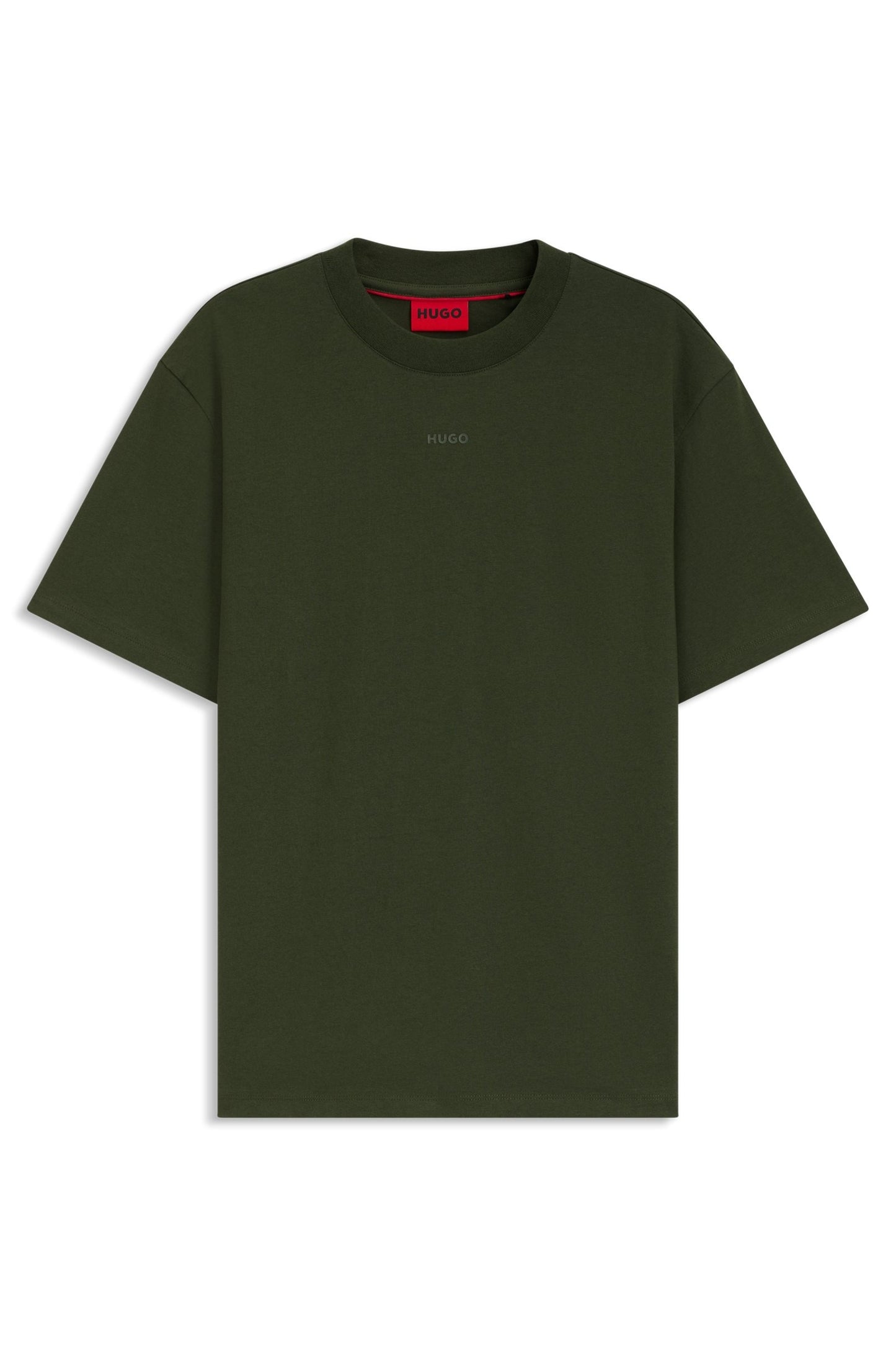 Franela holgada con logo estampado central