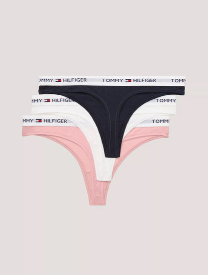 3 Pack panties de algodón tipo hilo