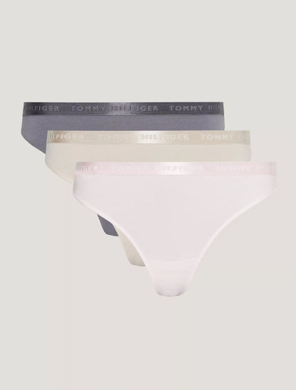 3 Pack panties de algodón tipo hilo de lujo