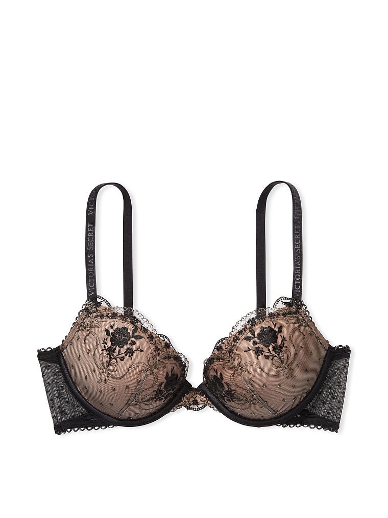 Embroidered Push-Up Brasier