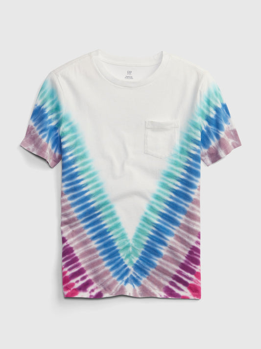 Camiseta Tie Dye con bolsillo