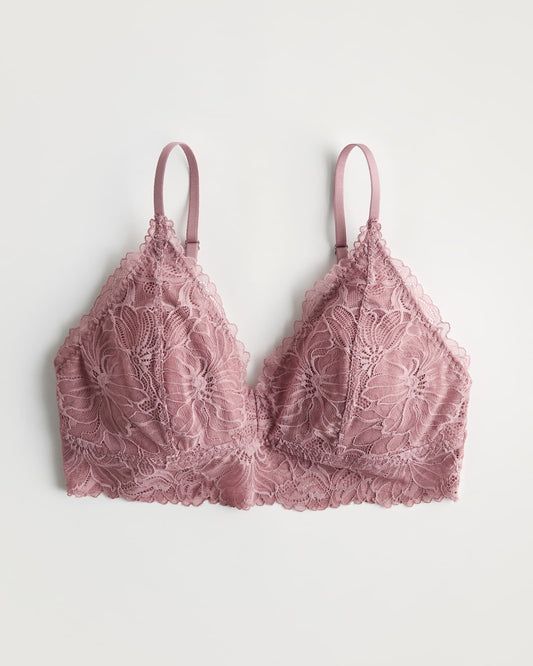 Gilly Hicks Longline Lace Triangle Bralette