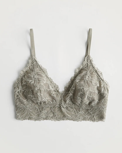 Gilly Hicks Longline Lace Triangle Bralette