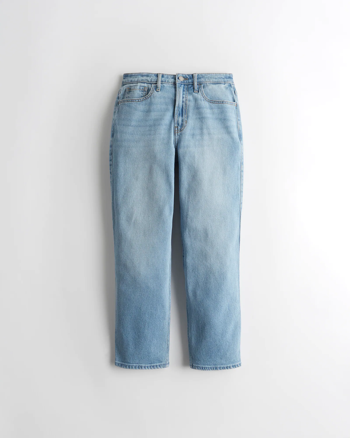 Jean recto vintage de tiro superalto