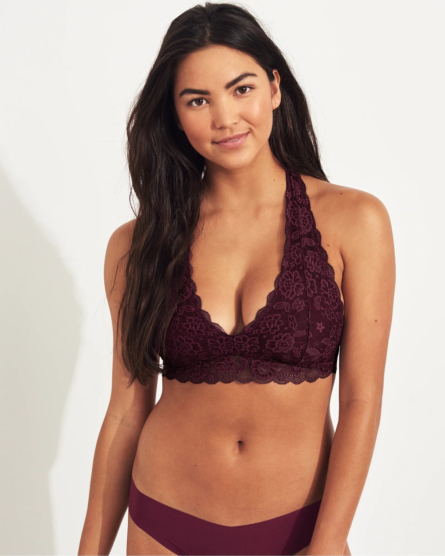 Sostén bralette de encaje