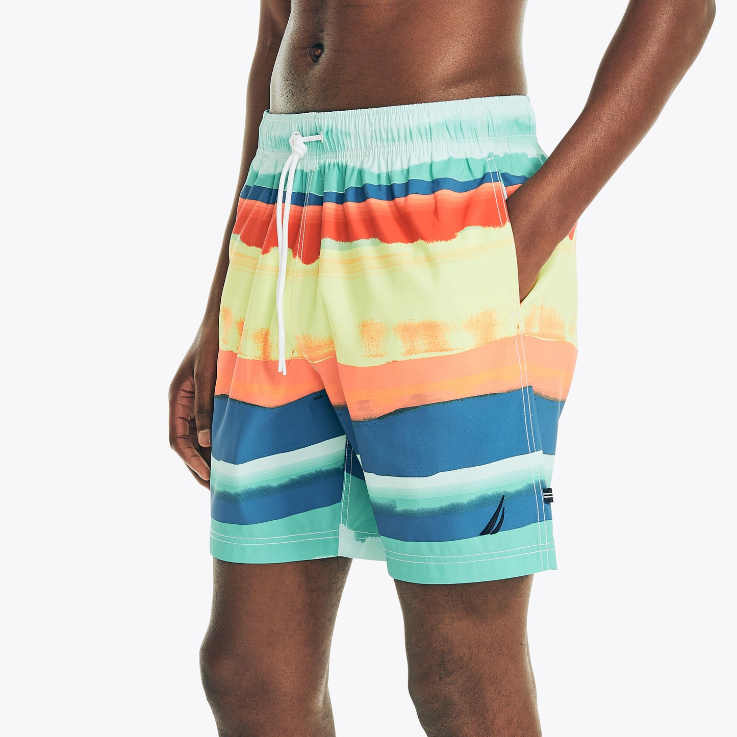 Sustainably Crafted 8" Cloud Striped Swim